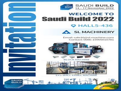 Bienvenidos a Saudi Build 2022 HALL 5-436, SL Maquinaria
