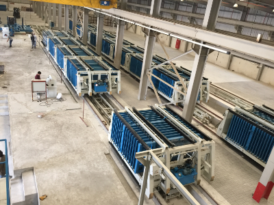 Wall Panel Production Line in Egypt