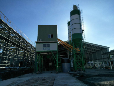 HZS180 Concrete Batching Plant in Taiwan