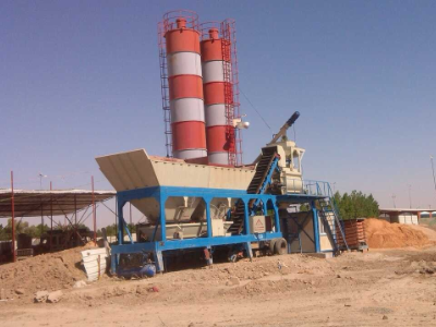 Planta dosificadora de hormigón móvil en Irak